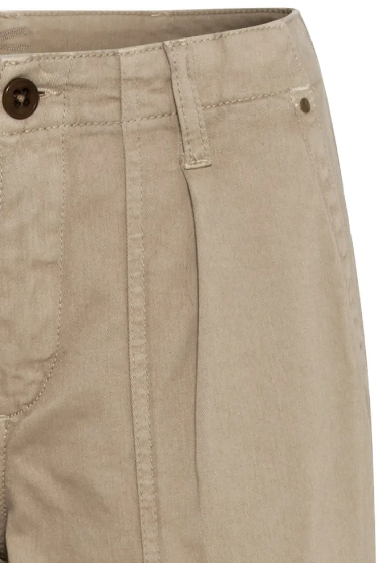 Casual Worker Pants in Relaxed Fit clay