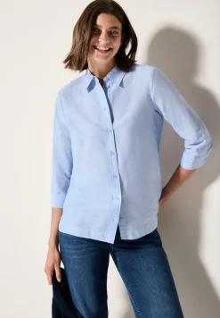 Chambray Bluse blouse blue