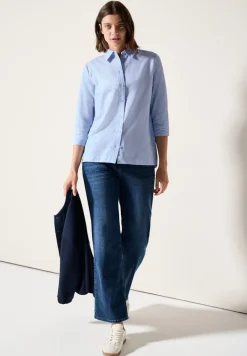 Chambray Bluse blouse blue