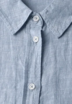 Chambray Leinenbluse chambray forever blue