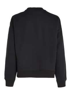 CHENILLE CK CREWNECK ck black