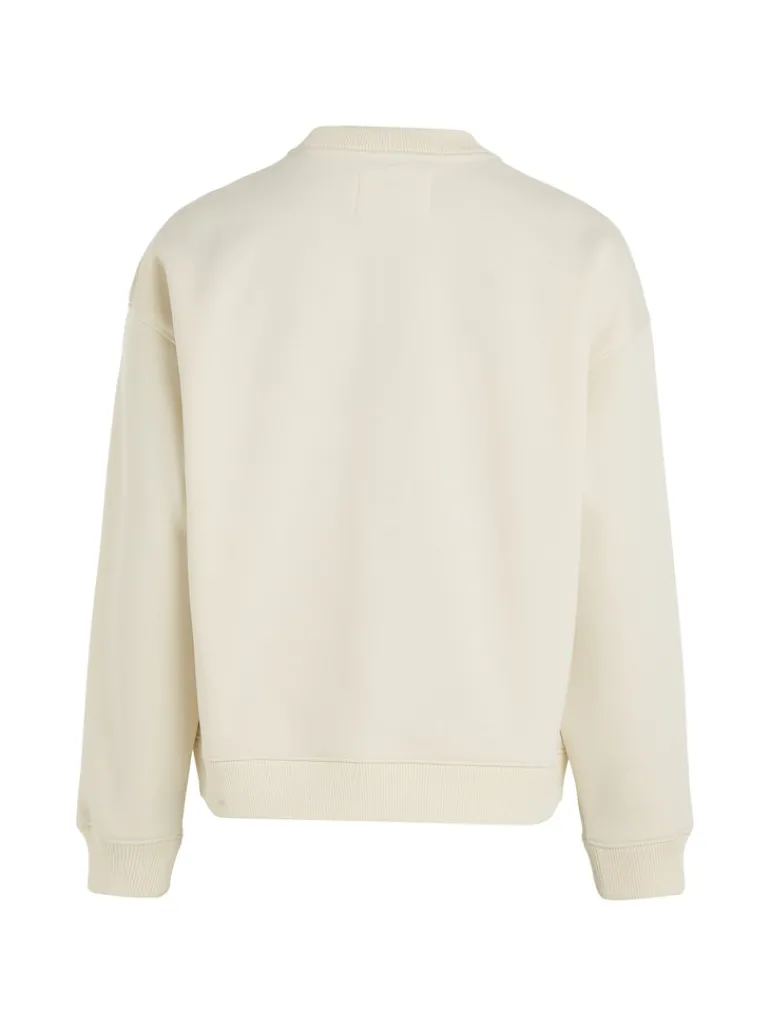 CHENILLE CK CREWNECK eggshell