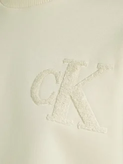 CHENILLE CK CREWNECK eggshell