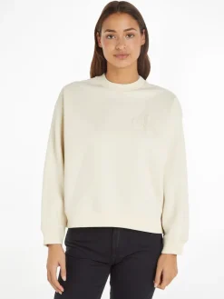CHENILLE CK CREWNECK eggshell