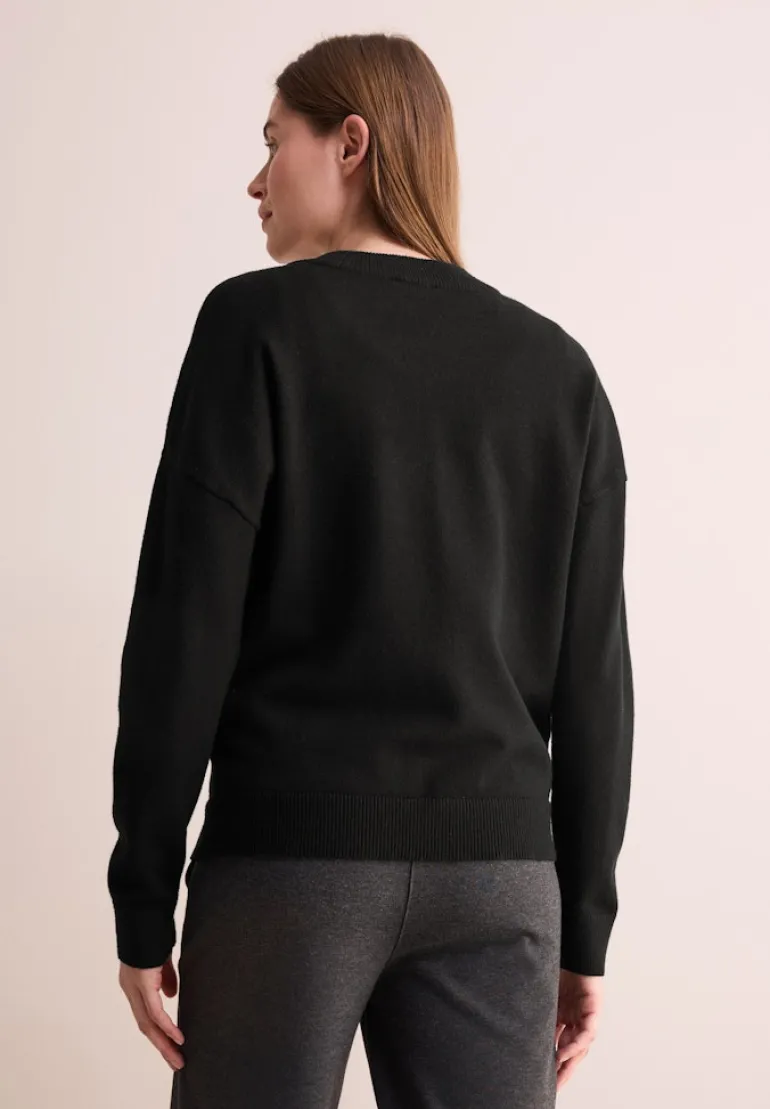 College Cardigan black