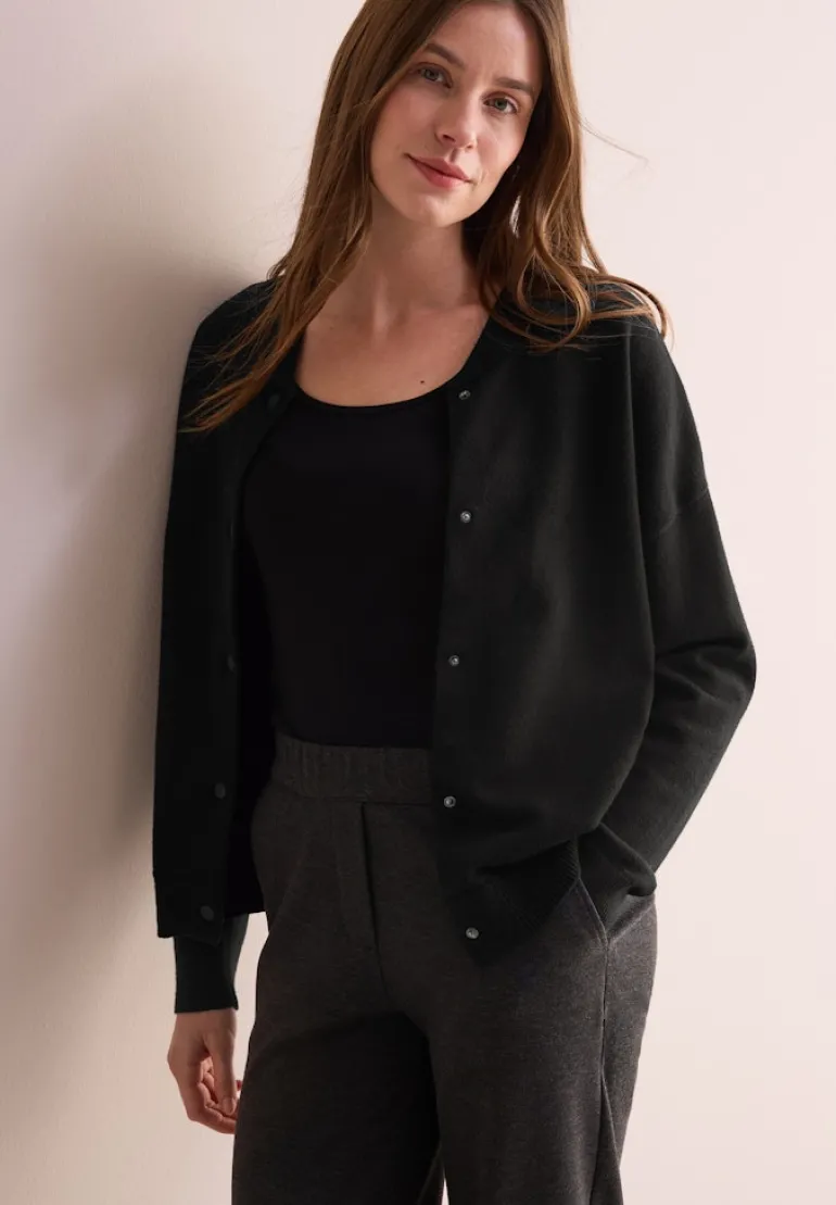 College Cardigan black