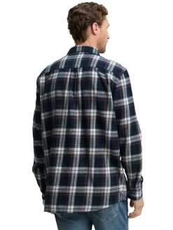 Comfort Fit Flanell-Hemd mit Karomuster navy multicolor check