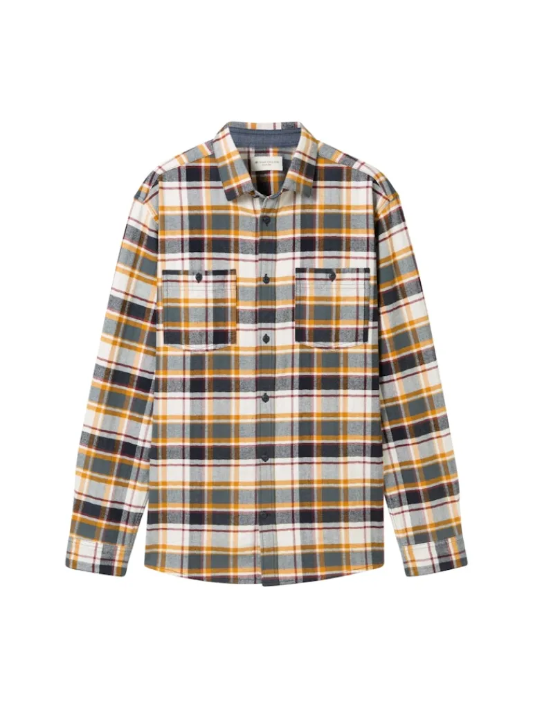 Comfort Hemd mit Karomuster navy multi check