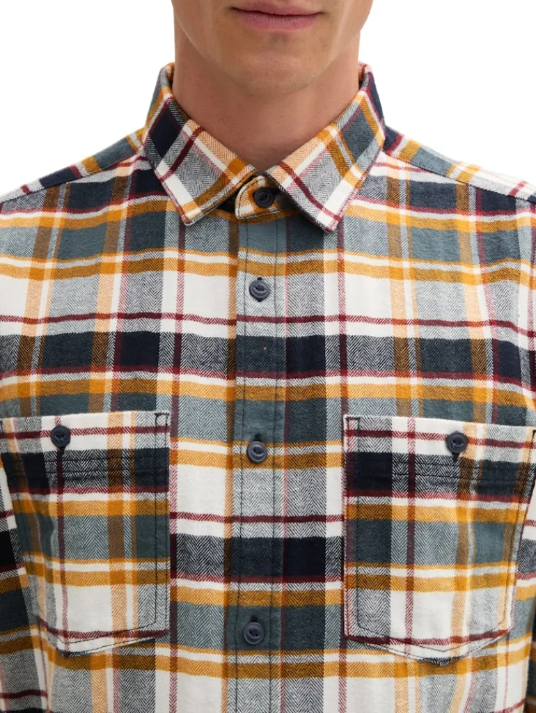 Comfort Hemd mit Karomuster navy multi check