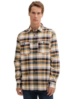 Comfort Hemd mit Karomuster navy multi check