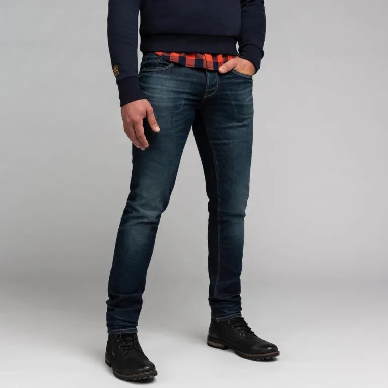 Comfort Stretch Denim Dark Blue blue