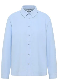 Cord Hemdbluse light sky blue