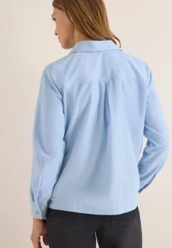 Cord Hemdbluse light sky blue