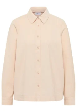 Cord Hemdbluse oat milk beige