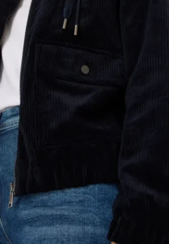 Cordjacke mit Kapuze urban dark blue