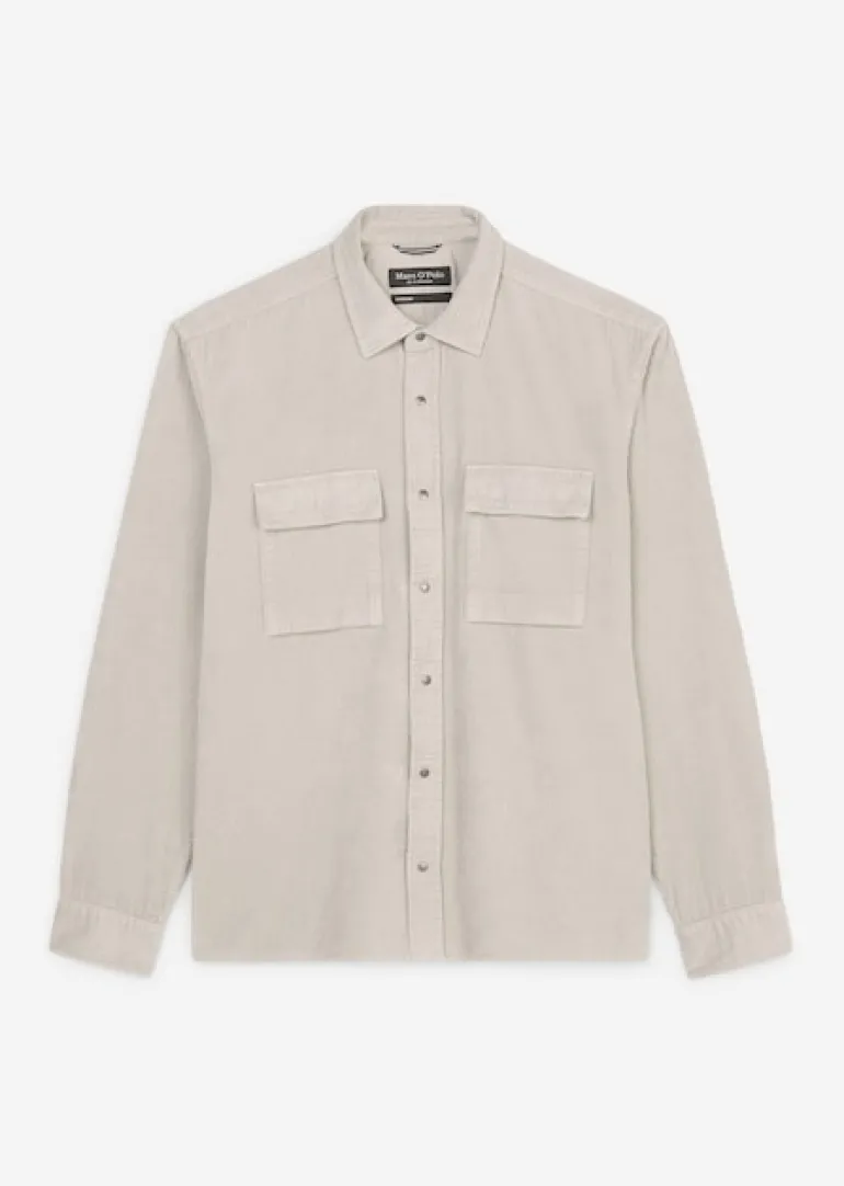 Cord-Overshirt dapple gray