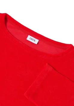 Cordshirt fiery red