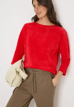 Cordshirt fiery red