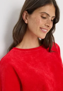 Cordshirt fiery red