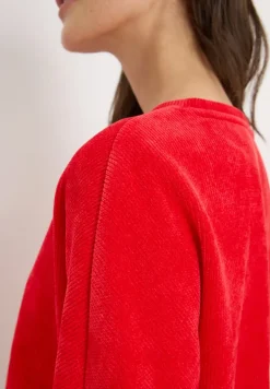 Cordshirt fiery red