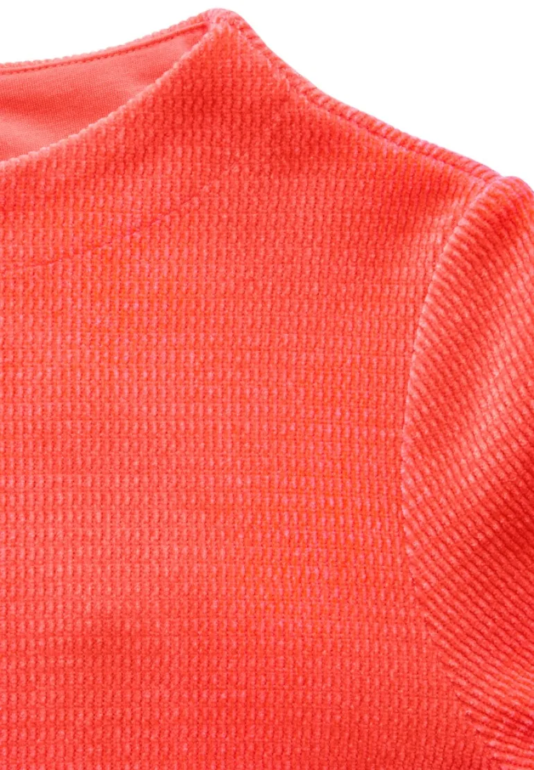 Cord-Shirt juicy orange