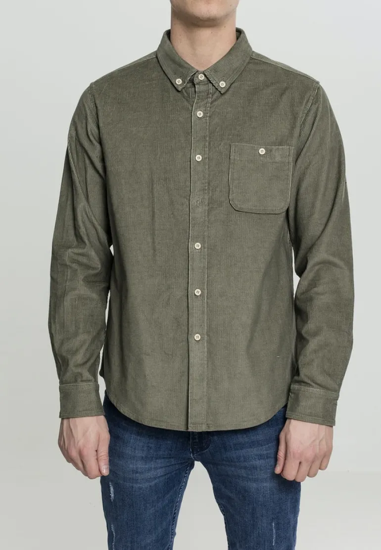 Corduroy Shirt olive