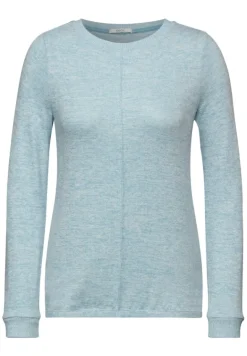 Cosy Langarmshirt turquoise melange