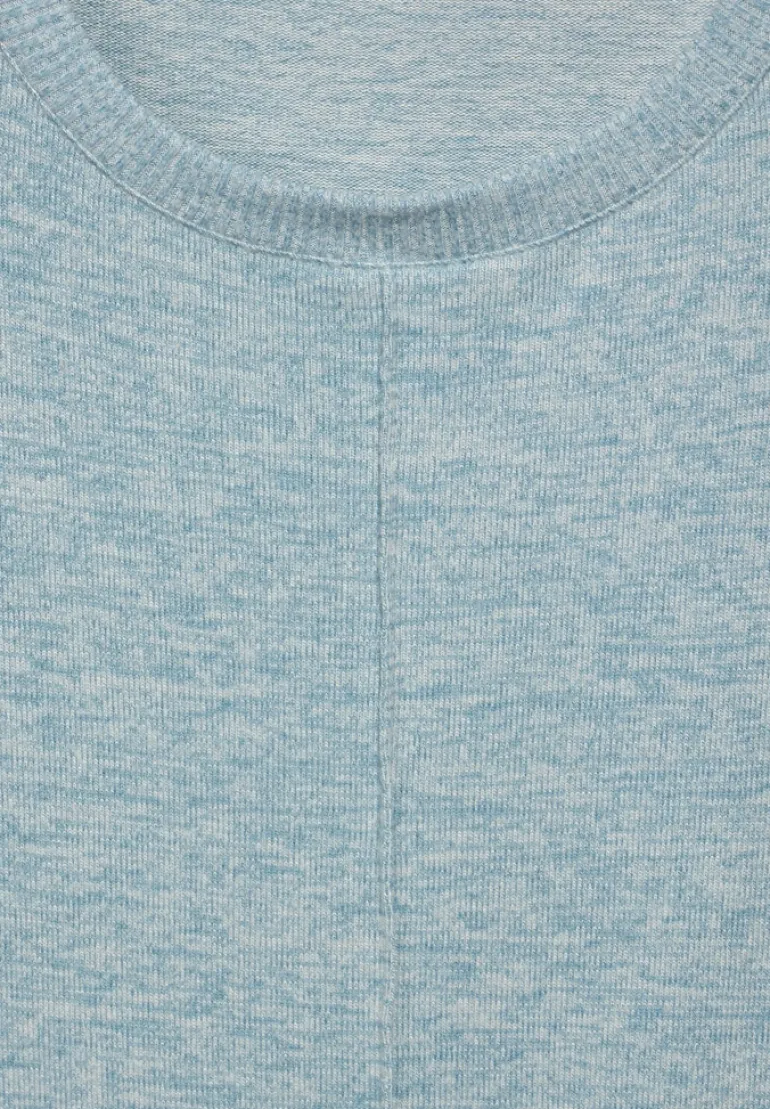 Cosy Langarmshirt turquoise melange