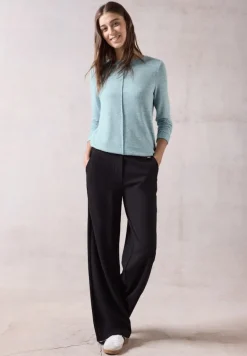 Cosy Langarmshirt turquoise melange