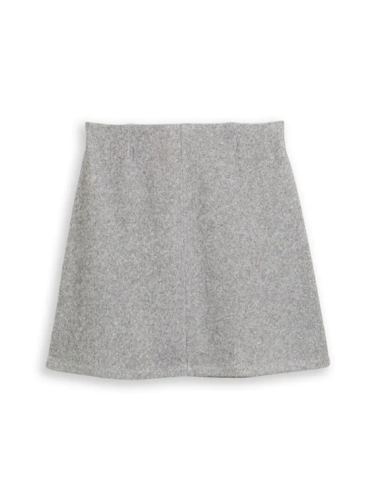 Cosy Rock in Melange-Optik medium silver grey melange
