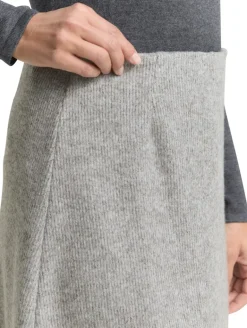 Cosy Rock in Melange-Optik medium silver grey melange