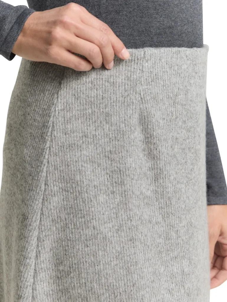 Cosy Rock in Melange-Optik medium silver grey melange