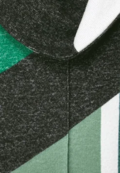 Cosy Shirt mit Print cosy easy green melange
