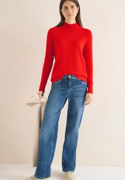 Cosy Turtleneck Pullover pumpkin orange