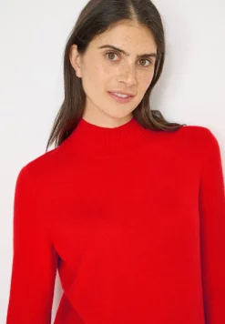 Cosy Turtleneck Pullover pumpkin orange