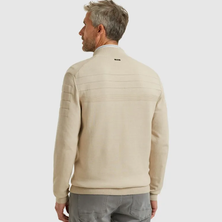 cotton bonded mouline white pepper