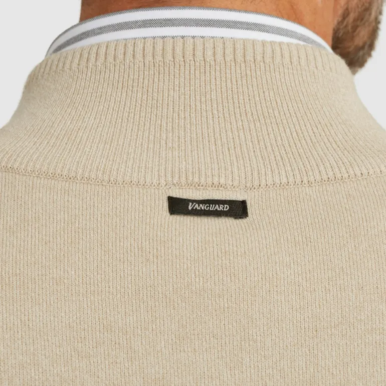 cotton bonded mouline white pepper
