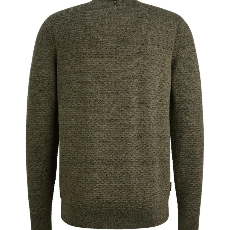 cotton mouline (organic) dusky green