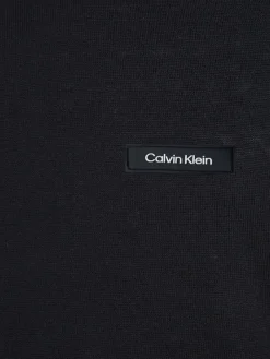COTTON SILK BLEND CN SWEATER ck black