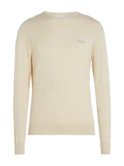 COTTON SILK BLEND CN SWEATER fog