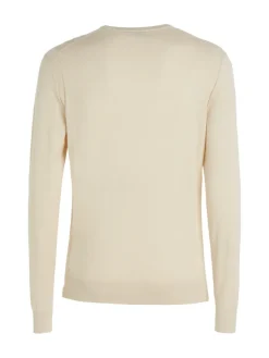 COTTON SILK BLEND CN SWEATER fog