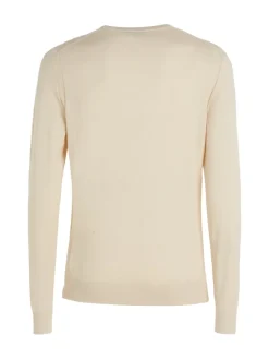 COTTON SILK BLEND CN SWEATER fog