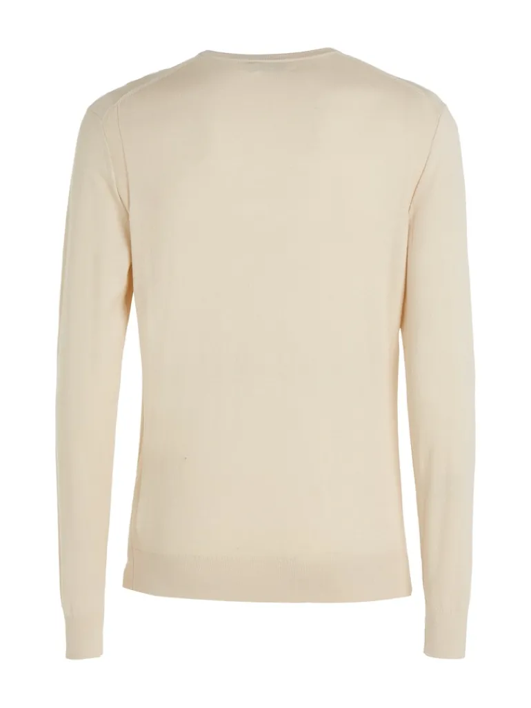 COTTON SILK BLEND CN SWEATER fog