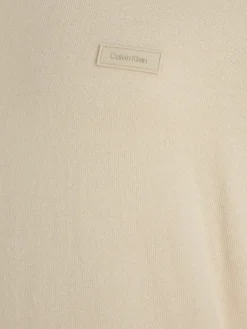 COTTON SILK BLEND CN SWEATER fog