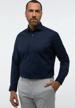 Cover Shirt Twill Langarm navy