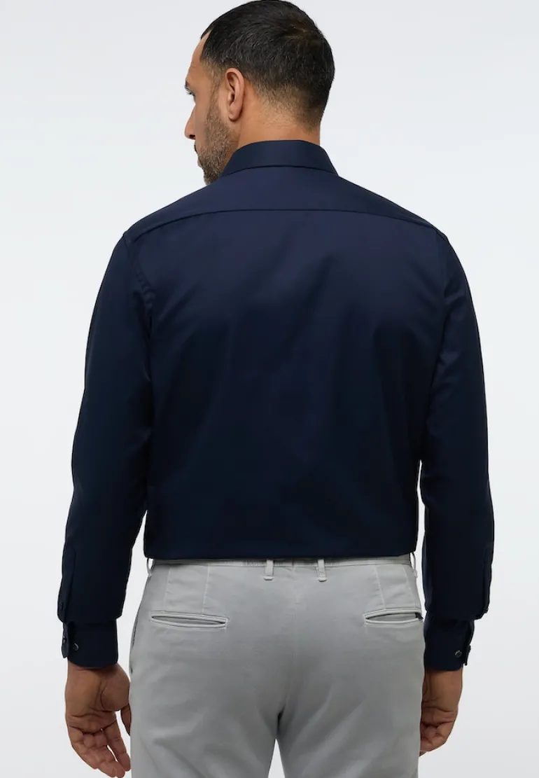 Cover Shirt Twill Langarm navy