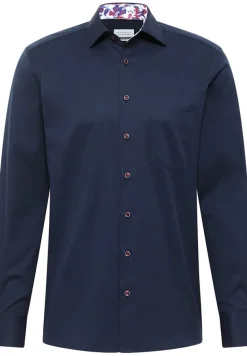 Cover Shirt Twill Langarm navy
