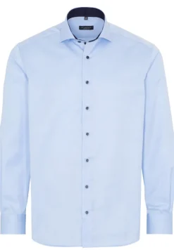 Cover Shirt Twill super langer Arm (72 cm) hellblau