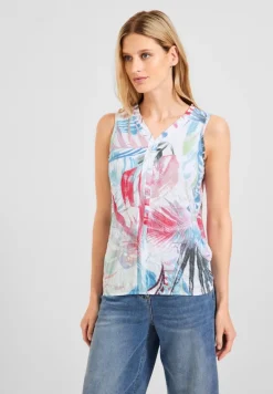 Crash T-Shirt mit Print vanilla white