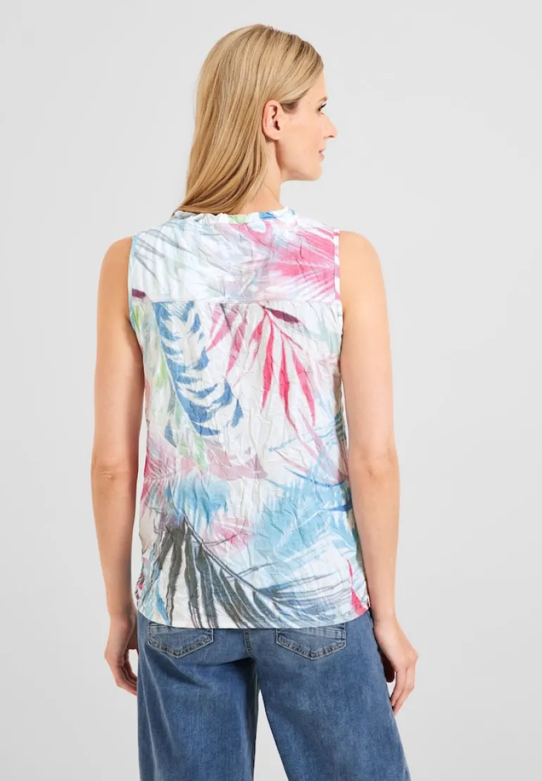 Crash T-Shirt mit Print vanilla white
